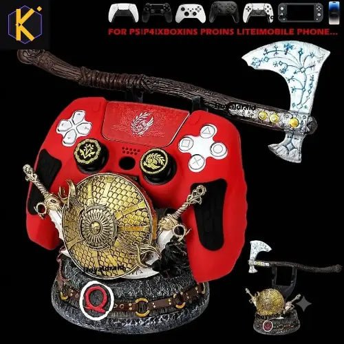 Soporte para Mandos God of War – Organiza tu Setup con el Poder de un Guerrero - Kuro Stash