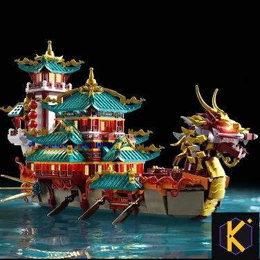Set de Bloques de Construcción TOYLINX — Arquitectura & Dragón | 2453 piezas - Kuro Stash