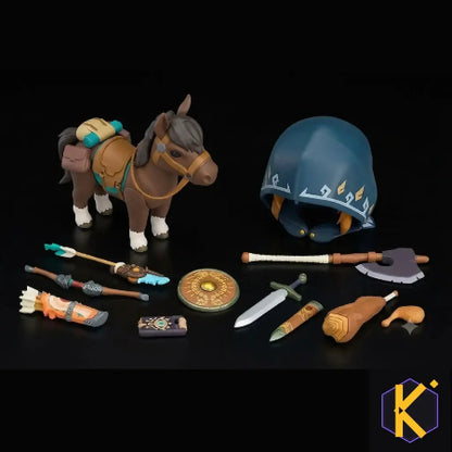 Nendoroid Link & Zelda — The Legend of Zelda: Breath of the Wild | Set con Caballos y Accesorios - Kuro Stash
