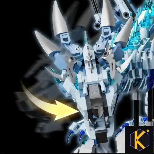 Bloques de Construcción — Dragón de Hielo Motorizado | FUNXINEE