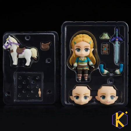 Nendoroid Link & Zelda — The Legend of Zelda: Breath of the Wild | Set con Caballos y Accesorios - Kuro Stash
