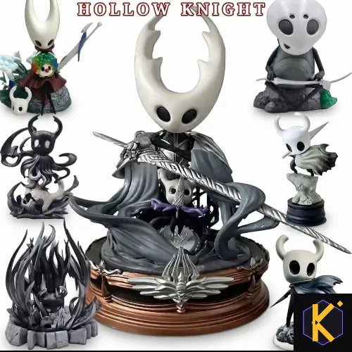 HOLLOW KNIGHT | Serie completa de figuras de acción - Kuro Stash