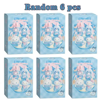 Caja sorpresa series «Fox Island» y «Blue Flutter» de Sanrio - 6 caja - Kuro Stash