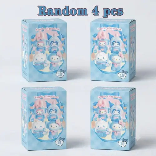 Caja sorpresa series «Fox Island» y «Blue Flutter» de Sanrio - 4 caja - Kuro Stash
