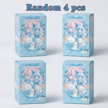 Caja sorpresa series «Fox Island» y «Blue Flutter» de Sanrio - 4 caja - Kuro Stash