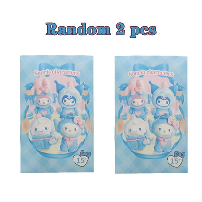 Caja sorpresa con peluches de vinilo de las series «Fox Island» y «Blue Flutter» de Sanrio Family
