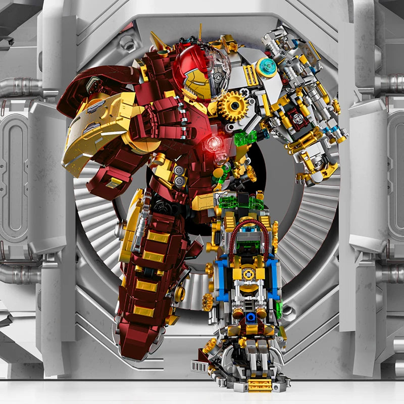 Más de 2700 piezas: figuras de acción Iron Heroes, sets de construcción Mark, Buster Mech