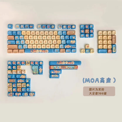Los juegos de teclas Zelda de 144 piezas para teclado mecánico Xuanmao Magic Club, en las versiones MOA y de altura original.