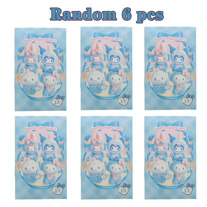 Caja sorpresa con peluches de vinilo de las series «Fox Island» y «Blue Flutter» de Sanrio Family