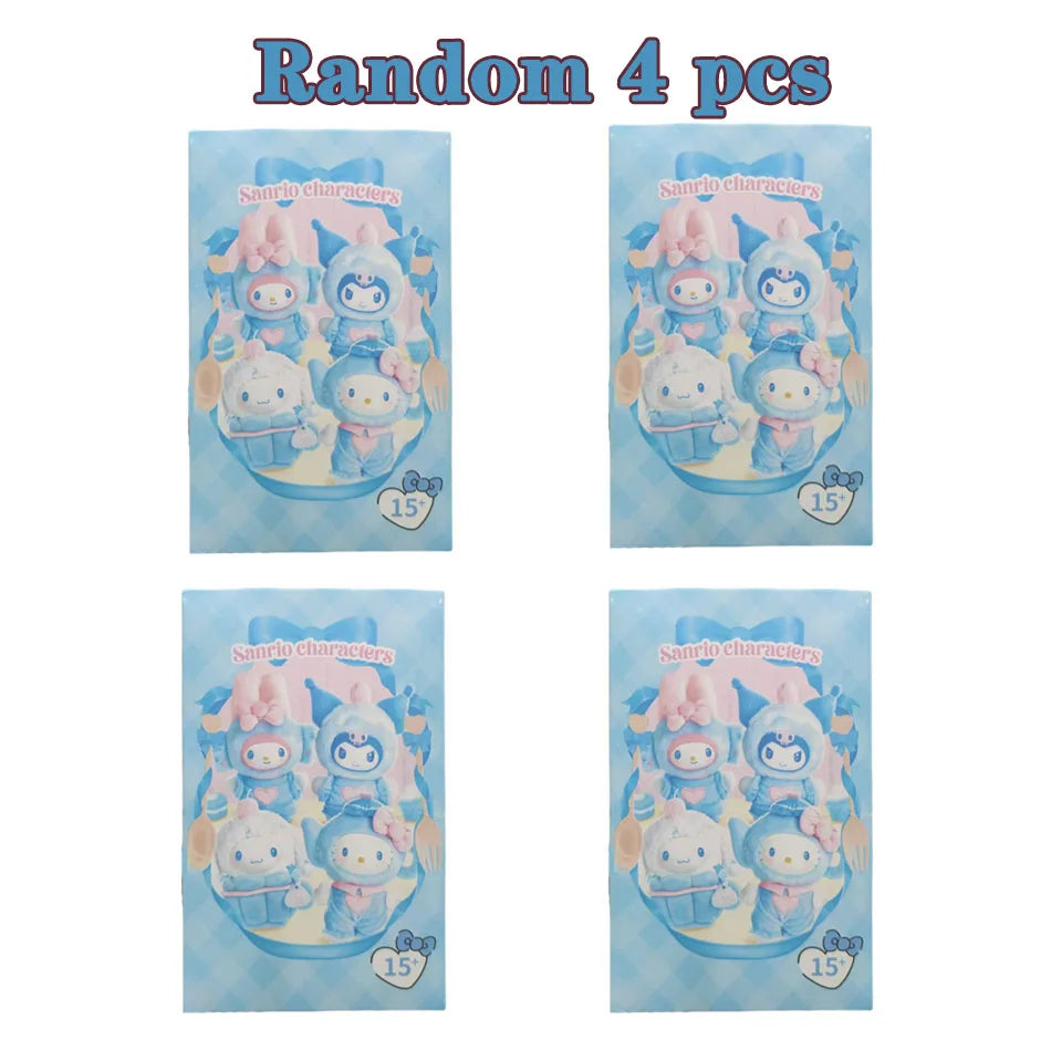 Caja sorpresa con peluches de vinilo de las series «Fox Island» y «Blue Flutter» de Sanrio Family
