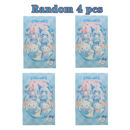 Caja sorpresa con peluches de vinilo de las series «Fox Island» y «Blue Flutter» de Sanrio Family