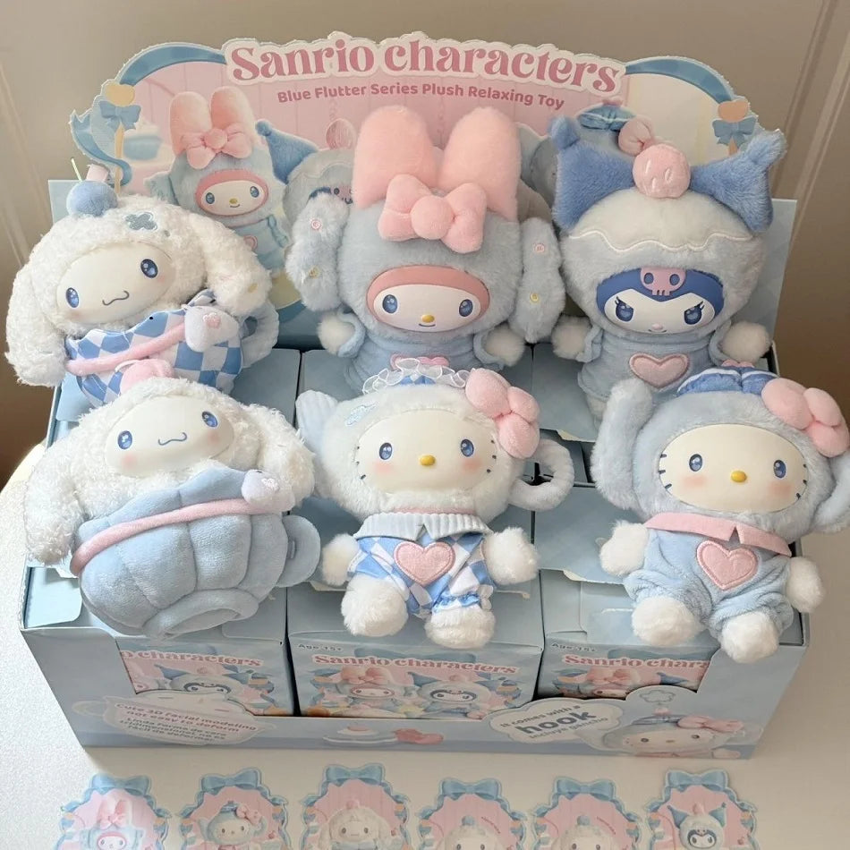 Caja sorpresa con peluches de vinilo de las series «Fox Island» y «Blue Flutter» de Sanrio Family