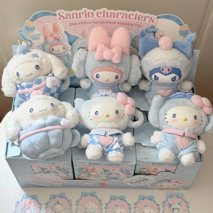 Caja sorpresa con peluches de vinilo de las series «Fox Island» y «Blue Flutter» de Sanrio Family