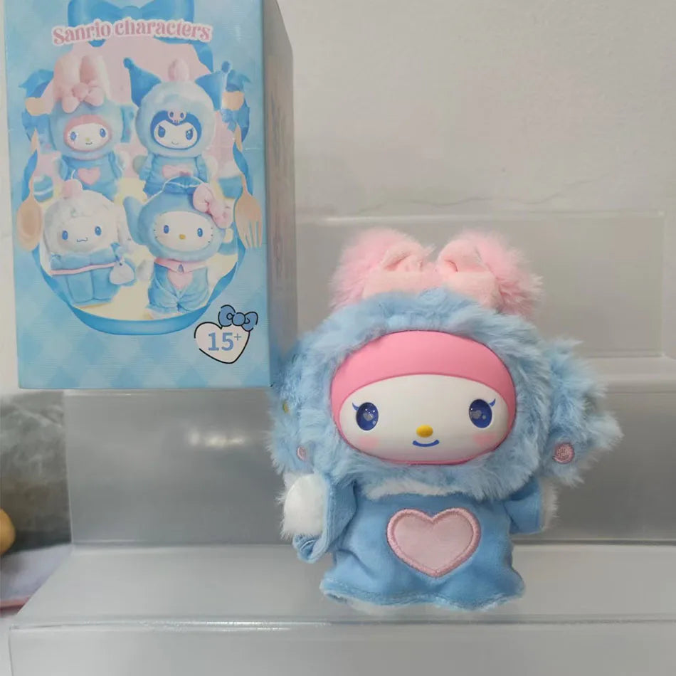 Caja sorpresa con peluches de vinilo de las series «Fox Island» y «Blue Flutter» de Sanrio Family