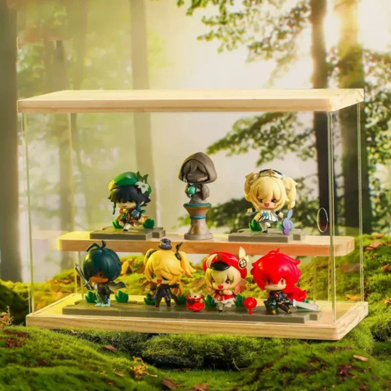 Caja sorpresa con figuras de anime de Genshin Impact: set oficial de coleccionables