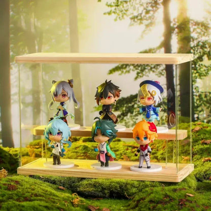 Caja sorpresa con figuras de anime de Genshin Impact: set oficial de coleccionables
