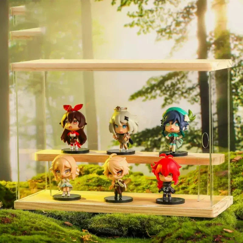 Caja sorpresa con figuras de anime de Genshin Impact: set oficial de coleccionables