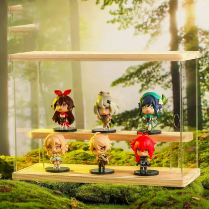 Caja sorpresa con figuras de anime de Genshin Impact: set oficial de coleccionables