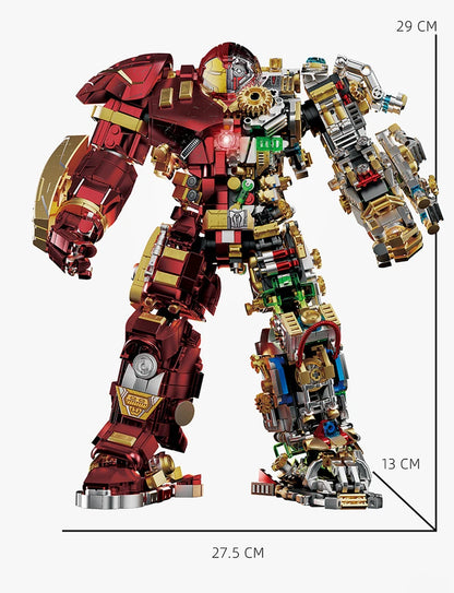 Más de 2700 piezas: figuras de acción Iron Heroes, sets de construcción Mark, Buster Mech