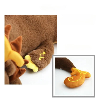 Peluche de 67 cm de Genshin Impact: Zhong Li Morax, el dragón.