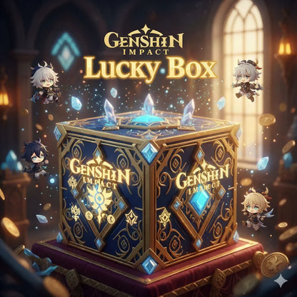 Caja sorpresa con figuras de anime de Genshin Impact: set oficial de coleccionables