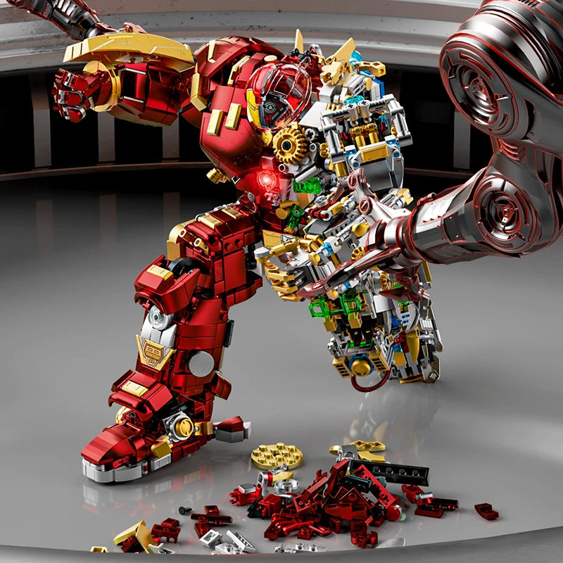Más de 2700 piezas: figuras de acción Iron Heroes, sets de construcción Mark, Buster Mech