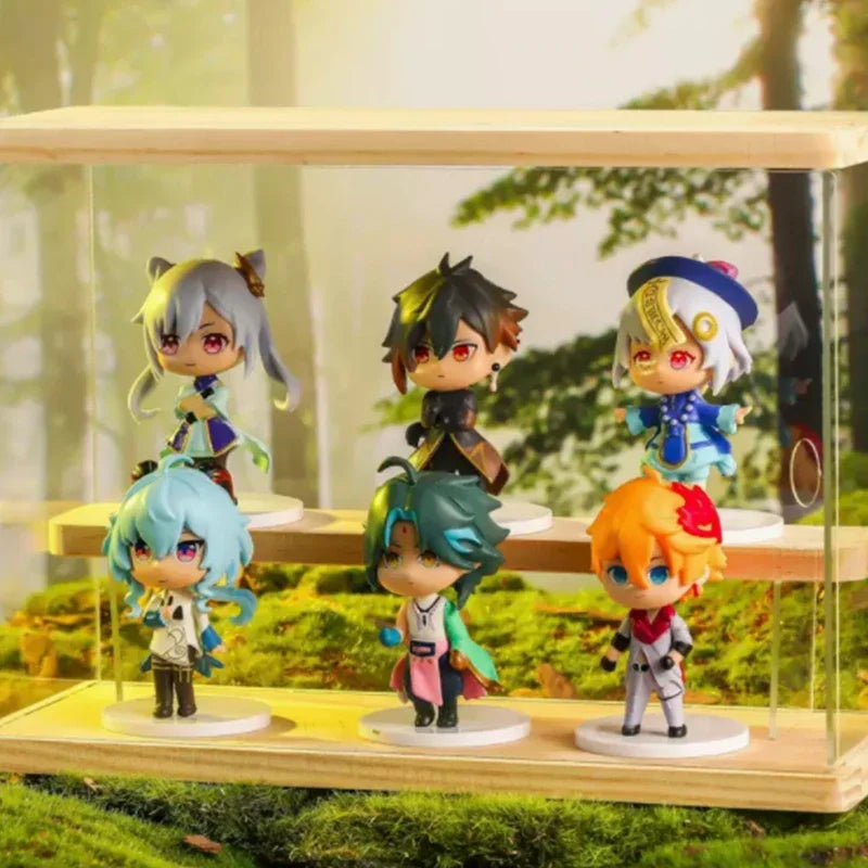 Caja sorpresa con figuras de anime de Genshin Impact: set oficial de coleccionables