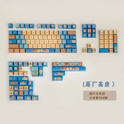 Los juegos de teclas Zelda de 144 piezas para teclado mecánico Xuanmao Magic Club, en las versiones MOA y de altura original.