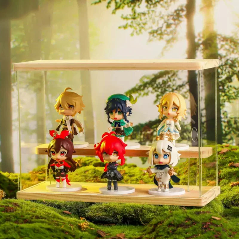 Caja sorpresa con figuras de anime de Genshin Impact: set oficial de coleccionables