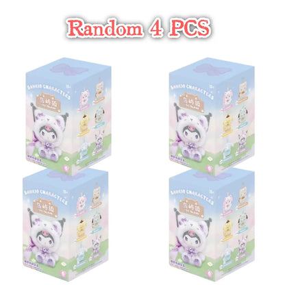 Caja sorpresa con peluches de vinilo de las series «Fox Island» y «Blue Flutter» de Sanrio Family