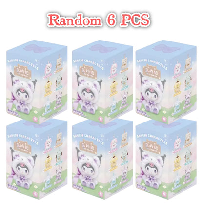 Caja sorpresa con peluches de vinilo de las series «Fox Island» y «Blue Flutter» de Sanrio Family