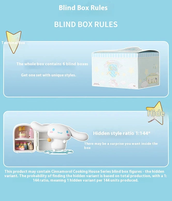 Cinnamoroll: Caja sorpresa de la serie «Cooking Cabin».