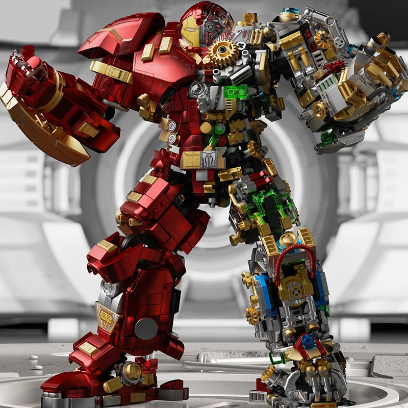 Más de 2700 piezas: figuras de acción Iron Heroes, sets de construcción Mark, Buster Mech