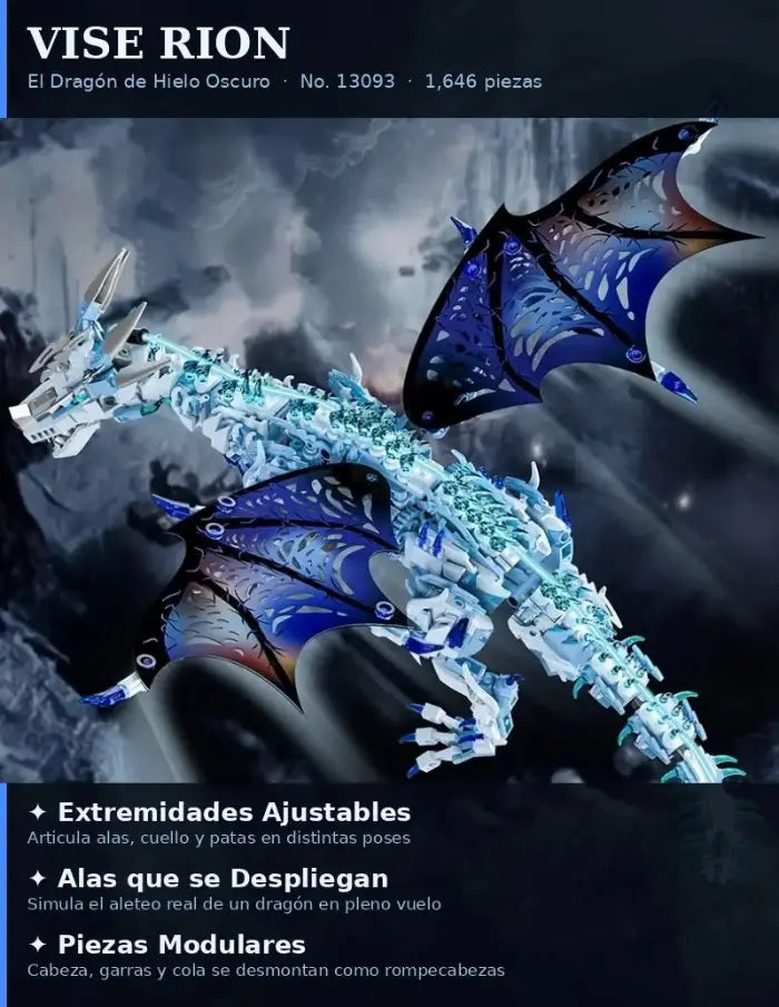 Dragón de hielo oscuro